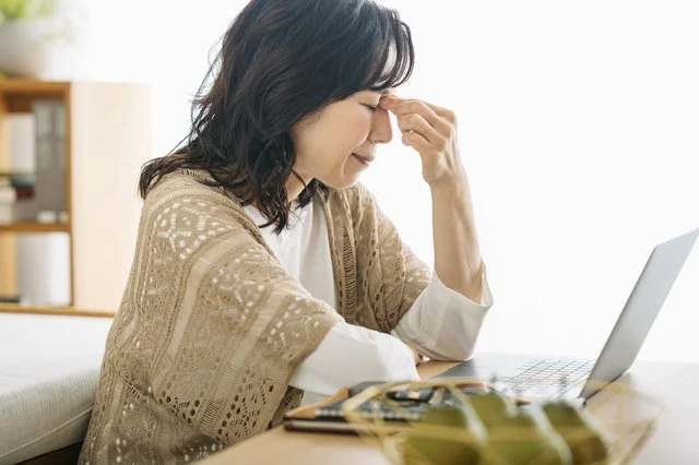 眼精疲労施術イメージ